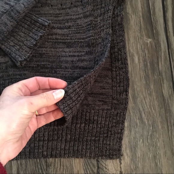 FIREFLY High Low Sweater Black/Grey Side Slits - Picture 6 of 9